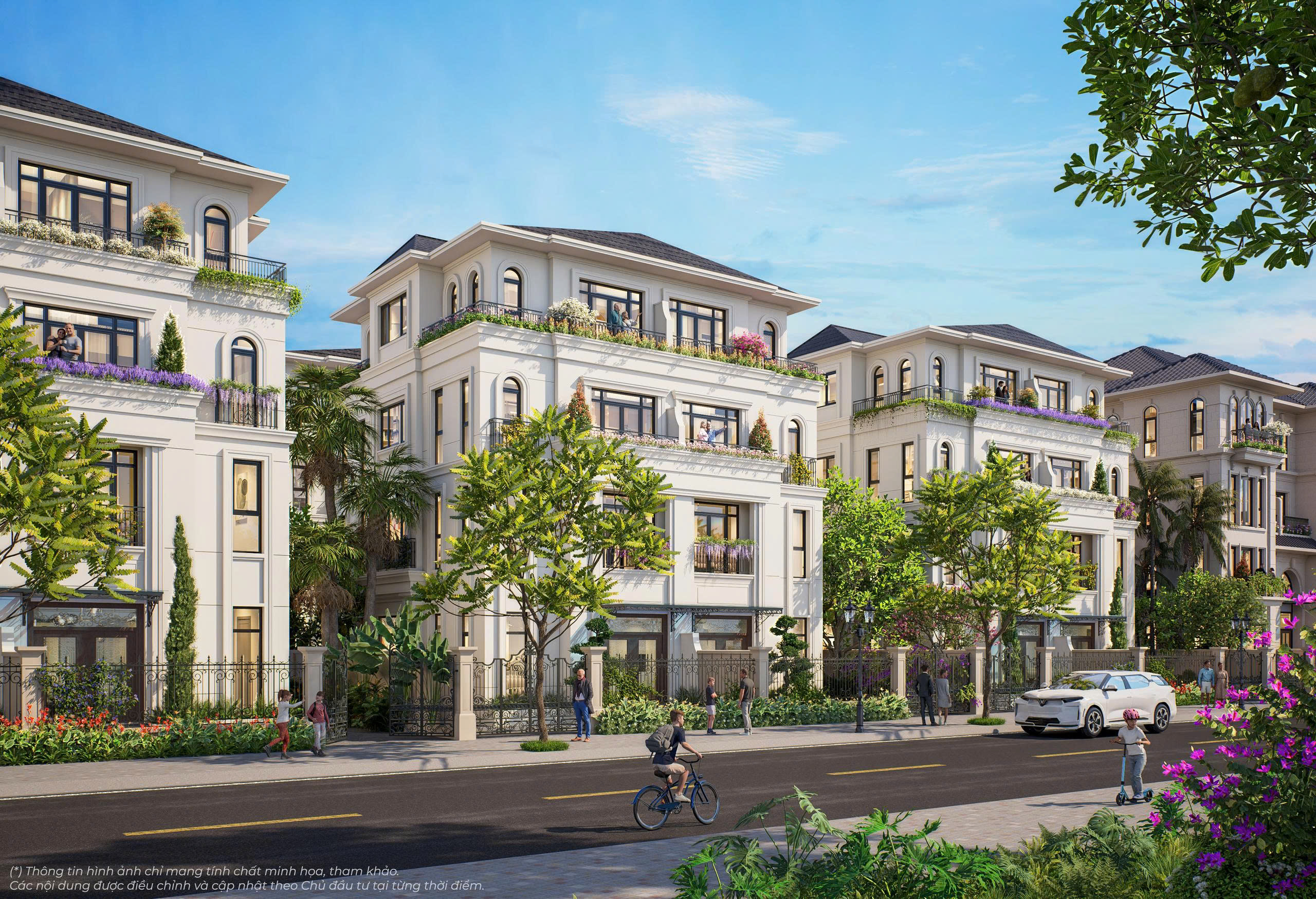 Phối cảnh biệt thự đơn lập tại Vịnh Thiên Đường